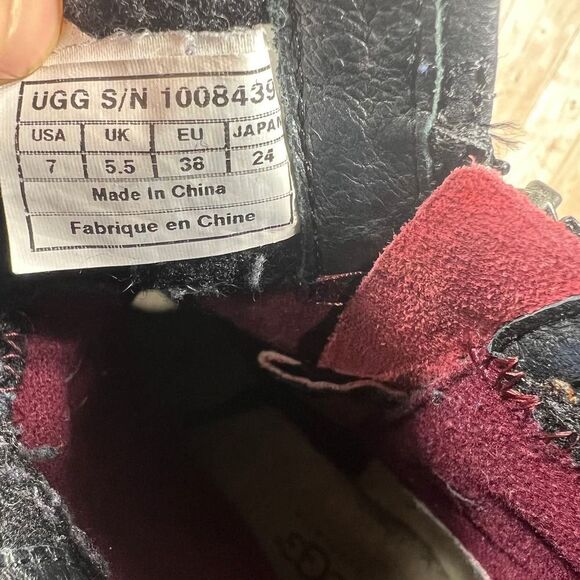 Ugg Simmens Waterproof zip up bootie womens 7 - Picture 8 of 8